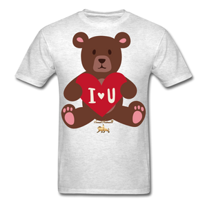 I heart U Bear!!! No Toy Crew Member! Unisex Classic T-Shirt - light heather gray