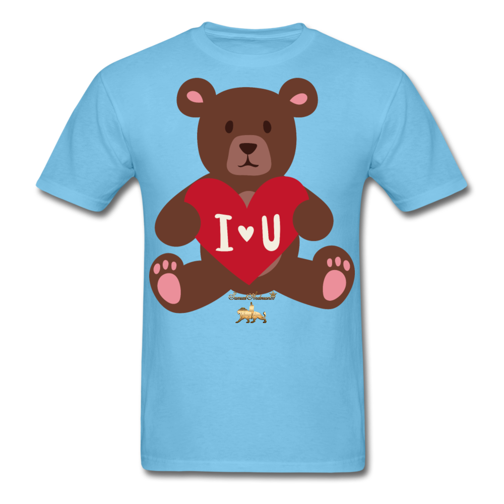 I heart U Bear!!! No Toy Crew Member! Unisex Classic T-Shirt - aquatic blue