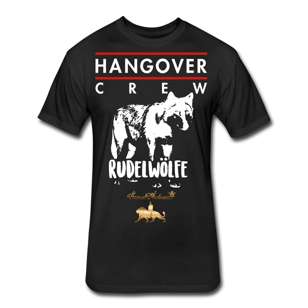Hangover Crew  Fitted Cotton/Poly T-Shirt - black