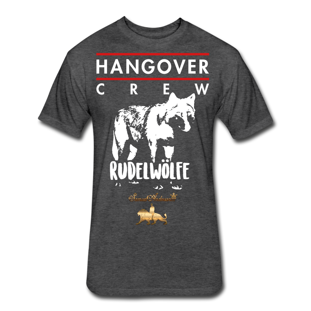 Hangover Crew  Fitted Cotton/Poly T-Shirt - heather black