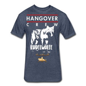 Hangover Crew  Fitted Cotton/Poly T-Shirt - heather navy