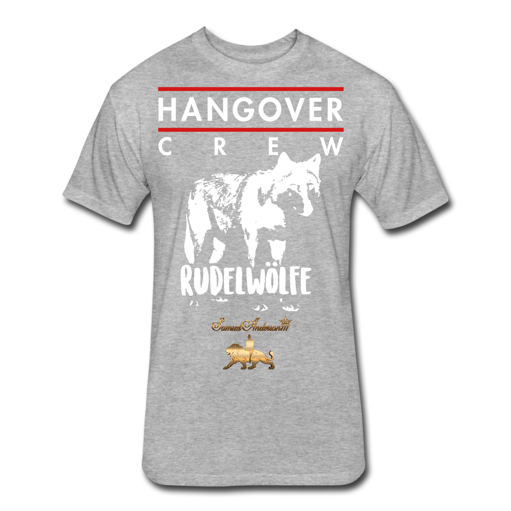 Hangover Crew  Fitted Cotton/Poly T-Shirt - heather gray