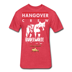 Hangover Crew  Fitted Cotton/Poly T-Shirt - heather red