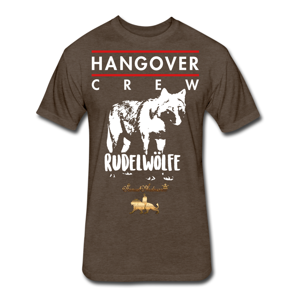 Hangover Crew  Fitted Cotton/Poly T-Shirt - heather espresso