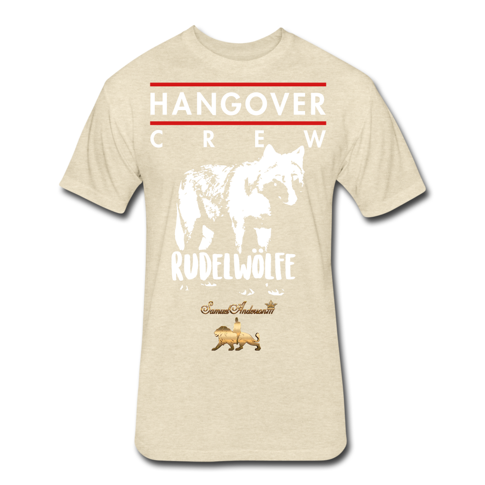 Hangover Crew  Fitted Cotton/Poly T-Shirt - heather cream