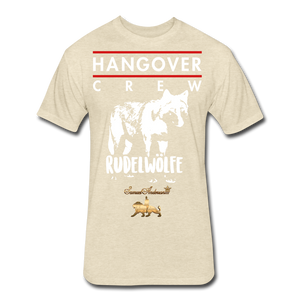 Hangover Crew  Fitted Cotton/Poly T-Shirt - heather cream