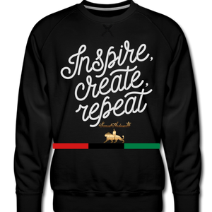 Create!!!! Men’s Premium Sweatshirt - black