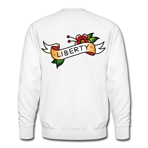 A King's Glory Men’s Premium Sweatshirt - white