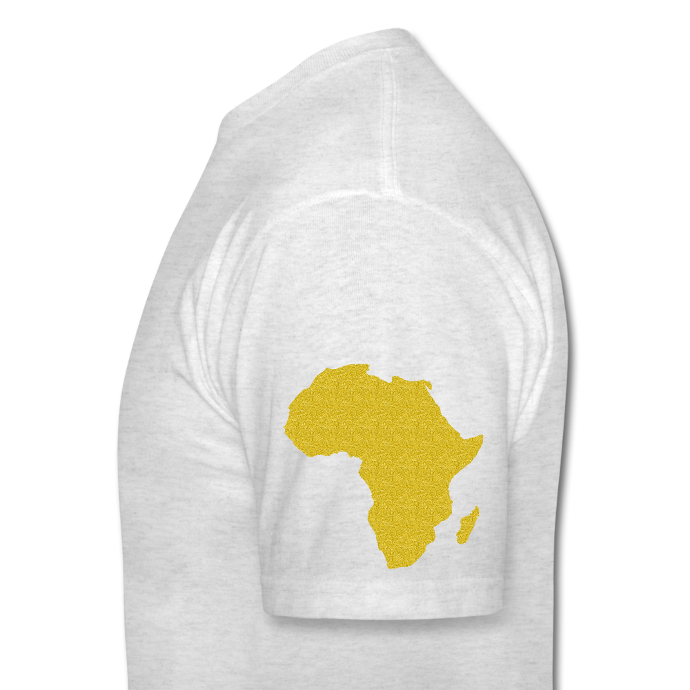 Africa is The Spiritual Portal Men's T-Shirt - light heather gray