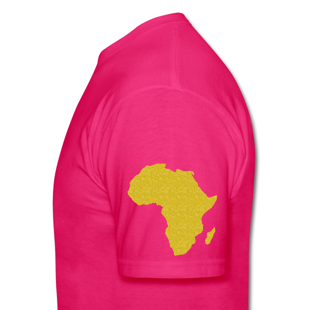Africa is The Spiritual Portal Men's T-Shirt - fuchsia