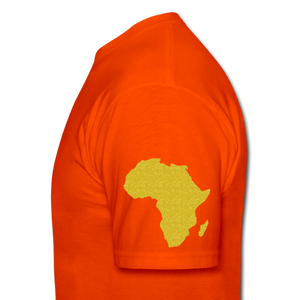 Africa is The Spiritual Portal Men's T-Shirt - orange