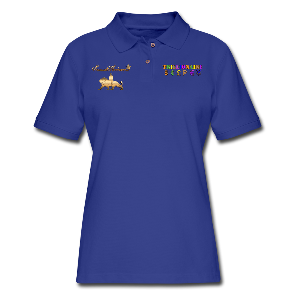 Trillionaire Women's  Polo Shirt - royal blue