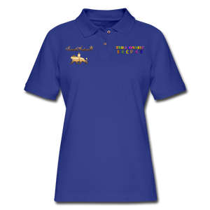 Trillionaire Women's  Polo Shirt - royal blue