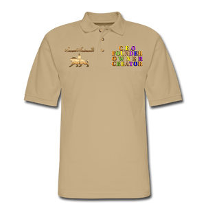 Ceo, Founder, Owner, Creator  Men's Polo Shirt - beige