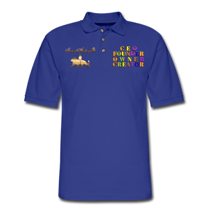 Ceo, Founder, Owner, Creator  Men's Polo Shirt - royal blue