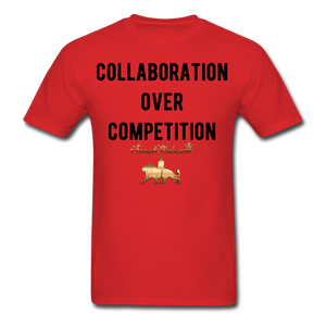 Collaboration Over Competition  Classic T-Shirt - red