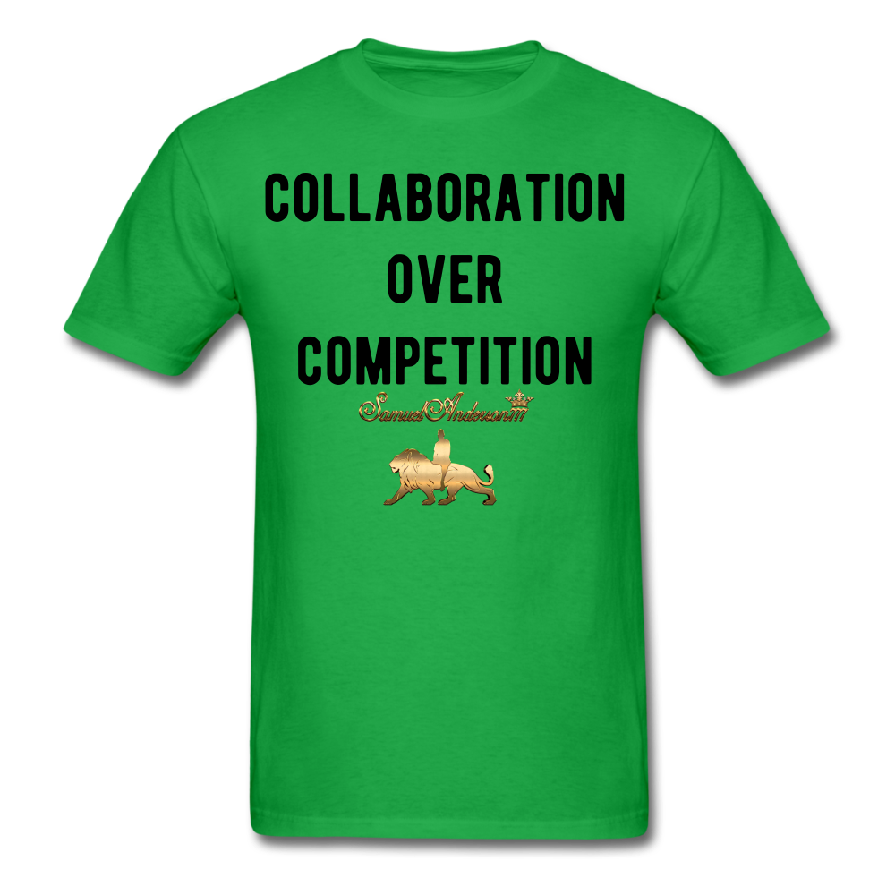Collaboration Over Competition  Classic T-Shirt - bright green