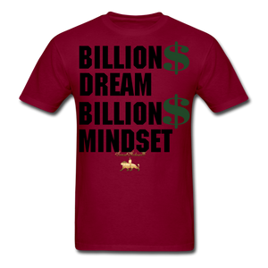 Billion Dollar Dream Men's T-Shirt - burgundy