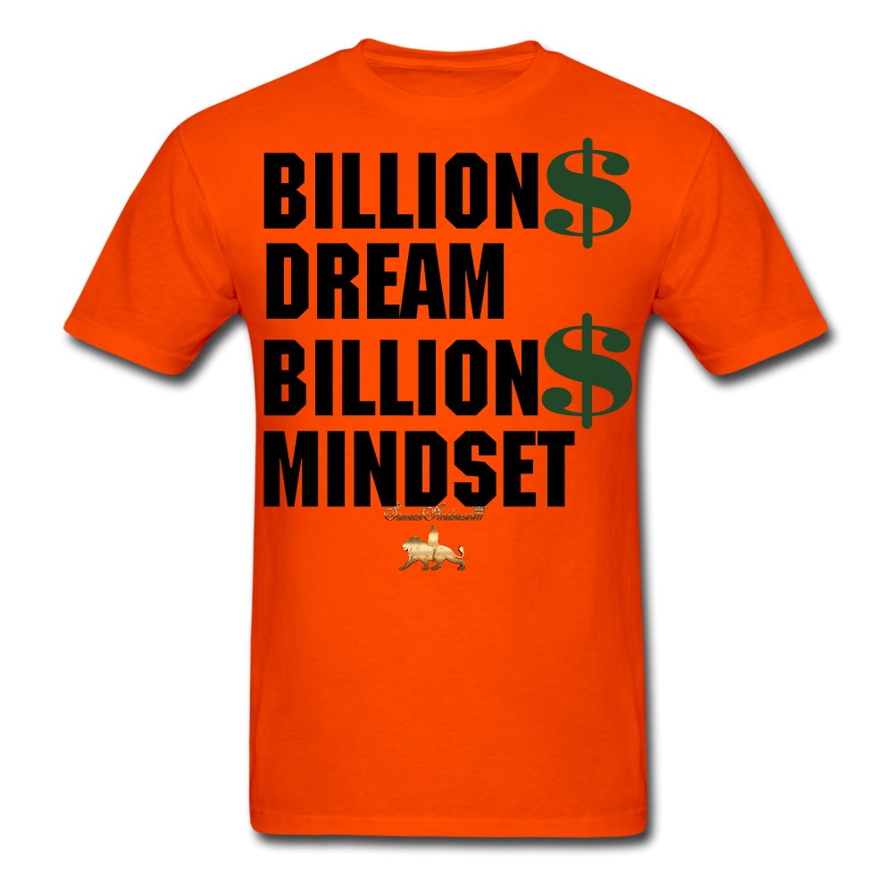 Billion Dollar Dream Men's T-Shirt - orange