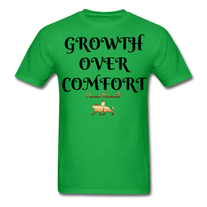 Growth Over Comfort  Classic T-Shirt - bright green