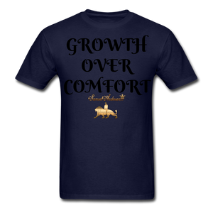 Growth Over Comfort  Classic T-Shirt - navy