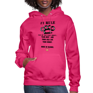 Rule #1  Women's Hoodie - fuchsia