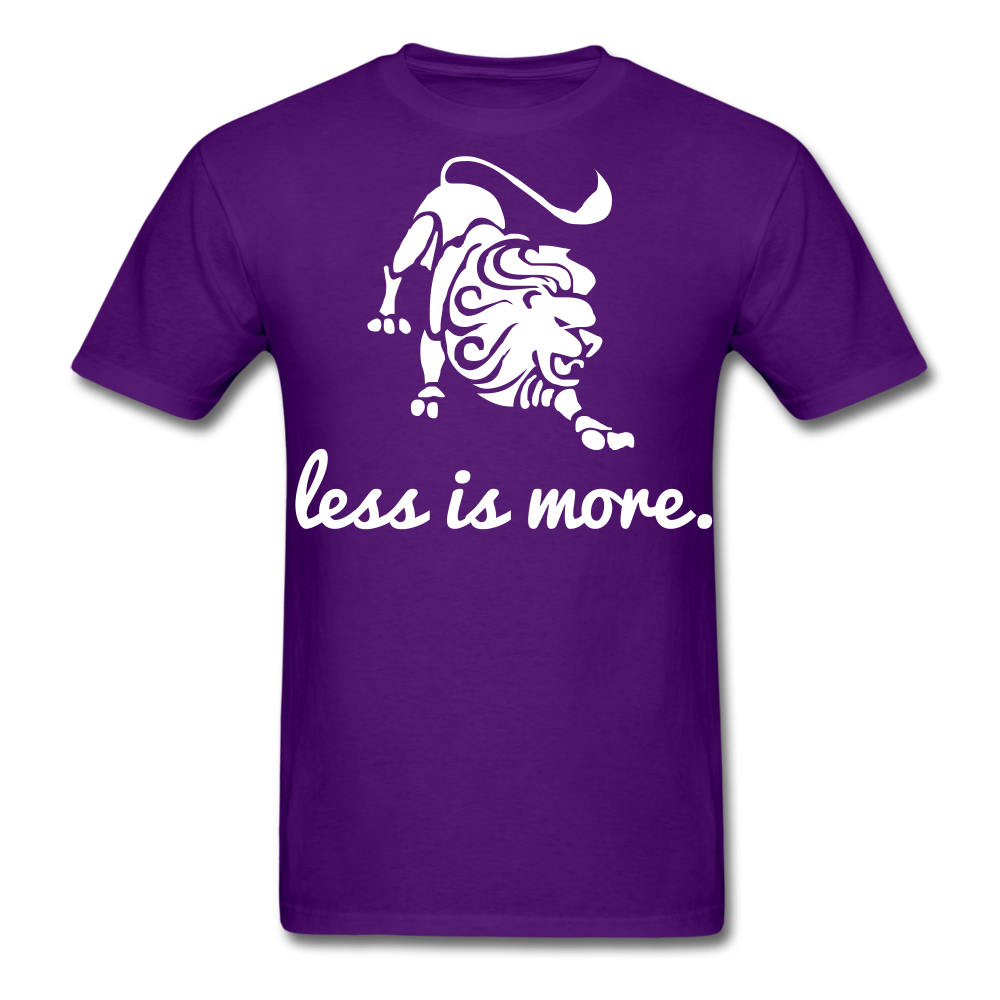 Less is More  Men's T-Shirt - purple