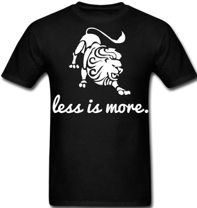 Less is More  Men's T-Shirt - black