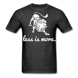 Less is More  Men's T-Shirt - heather black
