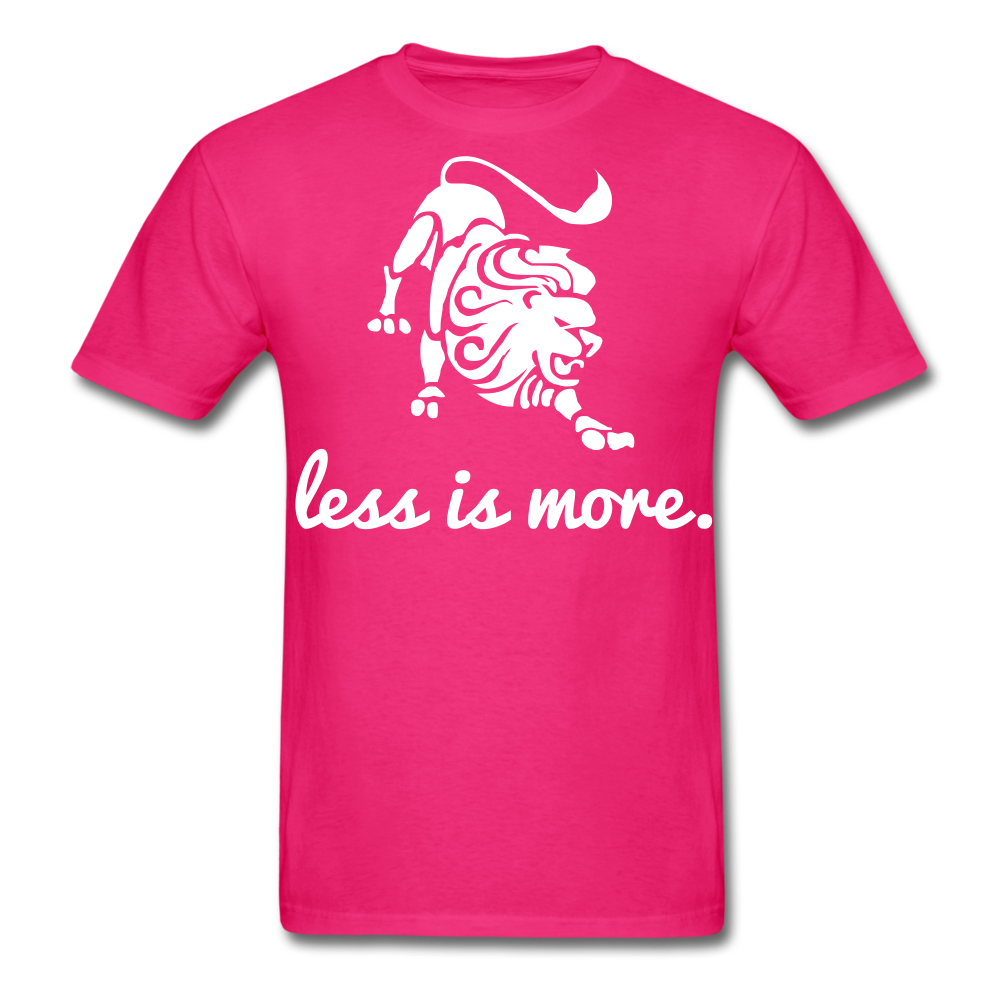 Less is More  Men's T-Shirt - fuchsia