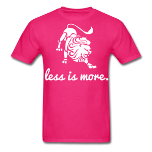Less is More  Men's T-Shirt - fuchsia