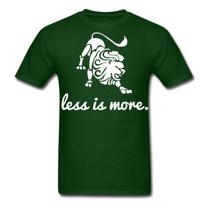 Less is More  Men's T-Shirt - forest green
