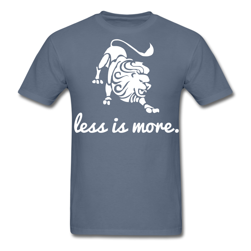 Less is More  Men's T-Shirt - denim