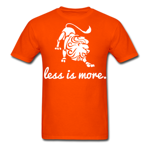 Less is More  Men's T-Shirt - orange