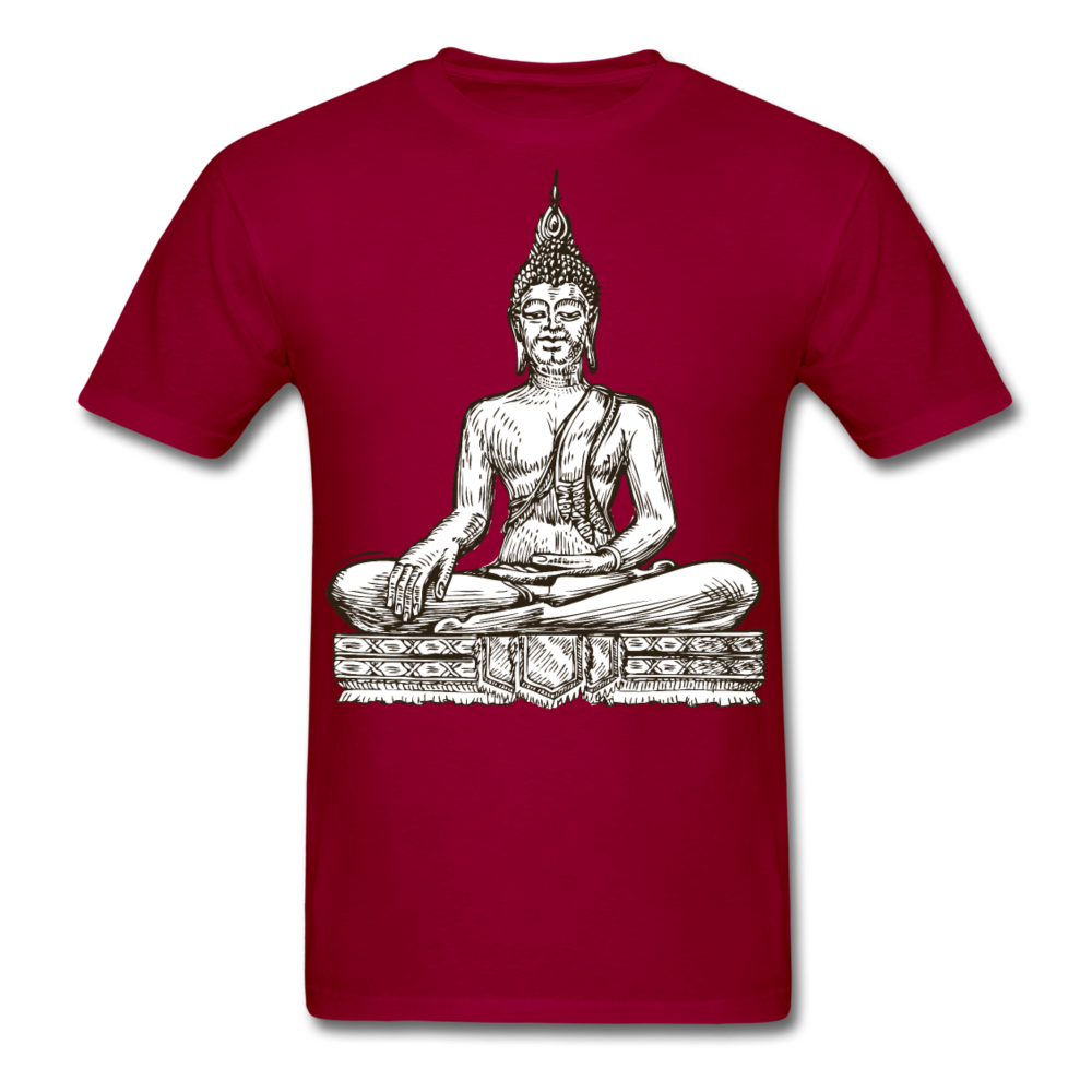 Higher Vibrations  Men's T-Shirt - dark red