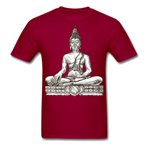 Higher Vibrations  Men's T-Shirt - dark red