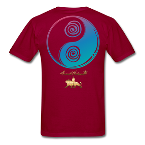 Higher Vibrations  Men's T-Shirt - dark red