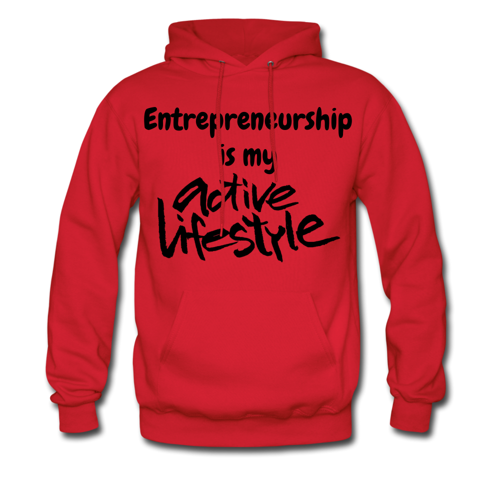My Active Lifestyle Men's Hoodie - red