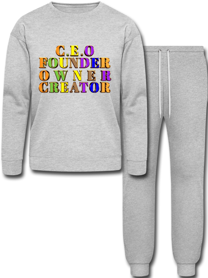 Ceo.Founder.Owner.Creator Lounge Wear Set - heather gray