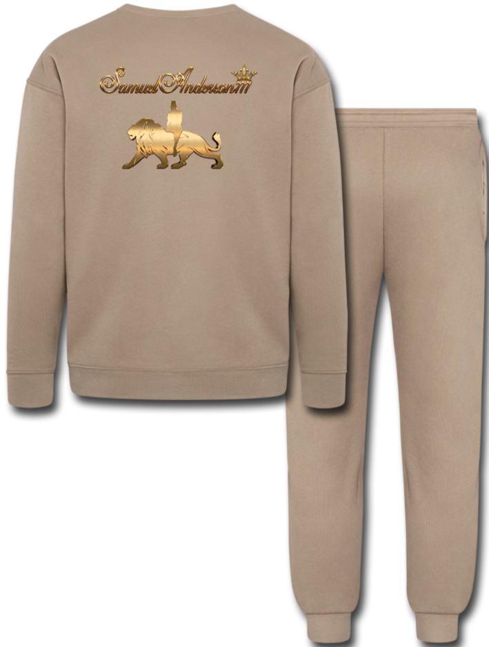 Ascend To Your Higher Self  Lounge Wear Set - tan